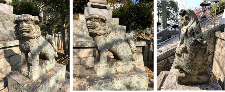 阿智神社の狛犬 こまいぬ 美観地区をお散歩